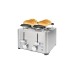 ProfiCook Toaster PC-TA 1252(edelstahl, 1.500 Watt, für 4 Scheiben Toast)