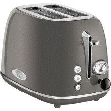 ProfiCook Toaster Vintage PC-TA 1193(anthrazit/chrom, 815 Watt, für 2 Scheiben Toast)