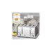 ProfiCook Toaster Vintage PC-TA 1194(anthrazit/chrom, 1.630 Watt, für 4 Scheiben Toast)