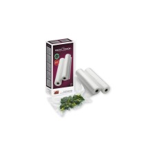 ProfiCook Vakuum-Folienrollen, 2 Stück, 28cm x 6m, Vakuumier-Folien(transparent)