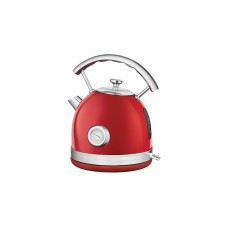 ProfiCook Vintage PC-WKS 1192, Wasserkocher(rot/chrom, 1,7 Liter)