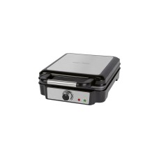 ProfiCook Waffelautomat PC-WA 1241, Waffeleisen(schwarz/edelstahl, 1.200 Watt)