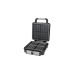 ProfiCook Waffelautomat PC-WA 1241, Waffeleisen(schwarz/edelstahl, 1.200 Watt)