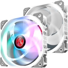 RAIJINTEK AGERAS 12 WHITE ARGB-2, Gehäuselüfter(weiß)