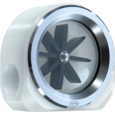 RAIJINTEK RJK - FLOW METER WHITE, Durchflussanzeiger(weiß)