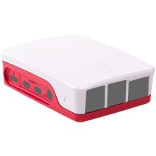 Raspberry Pi Foundation Gehäuse für Raspberry Pi 4 B(weiß/rot, für Raspberry Pi 4 B)