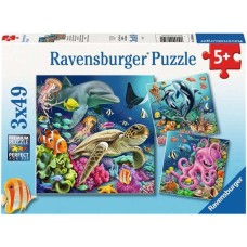 Ravensburger Kinderpuzzle Bezaubernde Unterwasserwelt(3x 49 Teile)