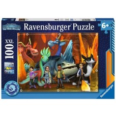 Ravensburger Kinderpuzzle Dragons - Die 9 Welten(100 Teile)