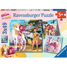 Ravensburger Kinderpuzzle Im Land der Elfen und Einhörner(3x 49 Teile)