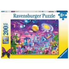 Ravensburger Kinderpuzzle Kosmische Stadt(200 Teile)