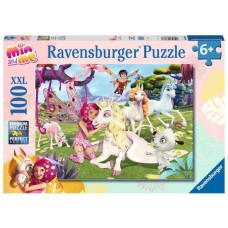 Ravensburger Kinderpuzzle Mia and me - Wahre Einhorn-Freundschaft(100 Teile)