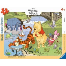 Ravensburger Kinderpuzzle Mit Winnie Puuh die Natur entdecken(47 Teile, Rahmenpuzzle)