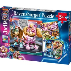 Ravensburger Kinderpuzzle Paw Patrol: The Mighty Movie(3x 49 Teile)