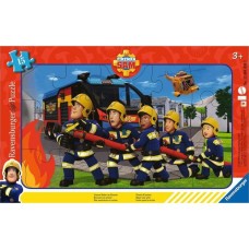 Ravensburger Kinderpuzzle Unsere Retter im Einsatz(15 Teile, Rahmenpuzzle)