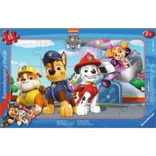 Ravensburger Kinderpuzzle Vier mutige Retter(15 Teile, Rahmenpuzzle)