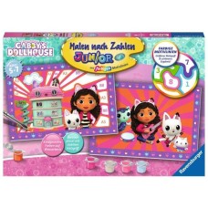 Ravensburger Malen nach Zahlen Junior - DreamWorks Gabby's Dollhouse(2 Motive)