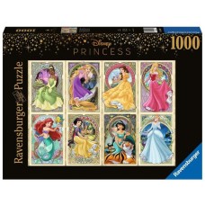 Ravensburger Puzzle Disney - Nouveau Art Prinzessinnen(1000 Teile)