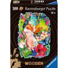 Ravensburger Wodden Puzzle Exotische Vögel(300 Teile)