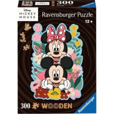 Ravensburger Wooden Puzzle Disney Mickey & Minnie(300 Teile)