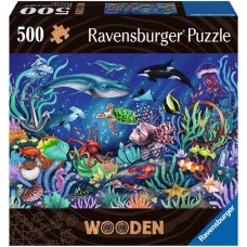 Ravensburger Wooden Puzzle Unten im Meer(505 Teile)