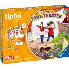 Ravensburger tiptoi ACTIVE Set Kunterbuntes Tanz-Theater, Brettspiel(mit Lautsprecher)