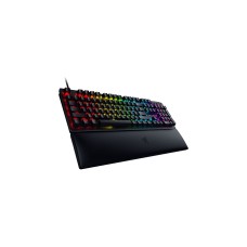 Razer Huntsman V2, Gaming-Tastatur(schwarz, DE-Layout, Razer Linear Optical (Red))