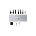 Razer Thunderbolt 4 Dock Mercury Edition, Dockingstation(aluminium, USB, Gigabit LAN)