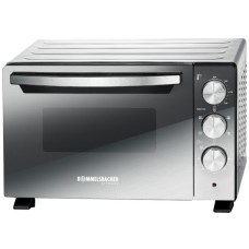 Rommelsbacher Back- und Grillofen BGS 1400, Mini-Backofen(silber/schwarz)