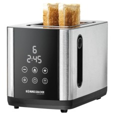 Rommelsbacher Toaster Sunny TO 850(edelstahl/schwarz, 800 Watt, für 2 Scheiben Toast)