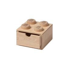Room Copenhagen LEGO 2x2 Holz Schreibtischschublade, Aufbewahrungsbox(eiche, hell)
