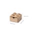 Room Copenhagen LEGO 2x2 Holz Schreibtischschublade, Aufbewahrungsbox(eiche, hell)
