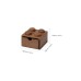 Room Copenhagen LEGO 2x2 Holz Schreibtischschublade, Aufbewahrungsbox(eiche, dunkel)