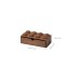 Room Copenhagen LEGO 2x4 Holz Schreibtischschublade, Aufbewahrungsbox(eiche, dunkel, Outlet)