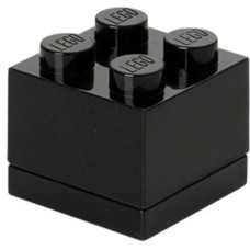Room Copenhagen LEGO Mini Box 4, Lunch-Box(schwarz)