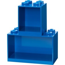 Room Copenhagen LEGO Regal Brick Shelf 8+4, Set 41171731(blau, 2 Regale)