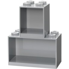 Room Copenhagen LEGO Regal Brick Shelf 8+4, Set 41171740(hellgrau, 2 Regale)