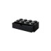 Room Copenhagen LEGO Schreibtischschublade 8, Aufbewahrungsbox(schwarz, Noppen)
