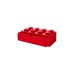 Room Copenhagen LEGO Schreibtischschublade 8, Aufbewahrungsbox(rot, Noppen)