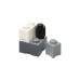 Room Copenhagen LEGO Speicherbaustein Multi Pack 4er, Aufbewahrungsbox(grau, Gr. L)
