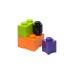 Room Copenhagen LEGO Speicherbaustein Multi Pack 4er, Aufbewahrungsbox(orange, Gr. L)