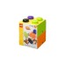 Room Copenhagen LEGO Speicherbaustein Multi Pack 4er, Aufbewahrungsbox(orange, Gr. L)