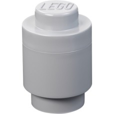 Room Copenhagen LEGO Storage Brick 1 rund, Aufbewahrungsbox(grau)