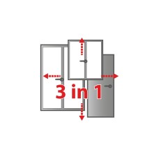 Rowenta Fensterdichtungssatz für Turbo Cool B(hellgrau, für Klimageräte)