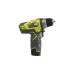 Ryobi Akku-Kompaktschrauber R12DD-220S, 12Volt, Bohrschrauber(grün/schwarz, Li-Ion Akku 2,0Ah, Werkzeugtasche)