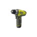 Ryobi Akku-Kompaktschrauber R12DD-220S, 12Volt, Bohrschrauber(grün/schwarz, Li-Ion Akku 2,0Ah, Werkzeugtasche)