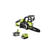 Ryobi ONE+ Akku-Kettensäge RCS18X3050F, 18Volt(grün/schwarz, Li-Ionen Akku 5,0Ah)