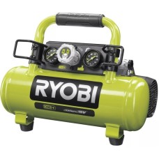 Ryobi ONE+ Akku-Kompressor R18AC-0, 18Volt(grün/schwarz, ohne Akku und Ladegerät)