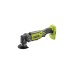 Ryobi ONE+ Akku-Multitool R18MT-0, 18Volt, Multifunktions-Werkzeug(grün/schwarz, ohne Akku und Ladegerät)