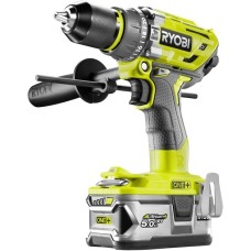Ryobi ONE+ Akku-Schlagbohrschrauber R18PD7-252S, 18Volt(grün/schwarz, 1x Li-Ionen Akku 2,0Ah, 1x Li-Ionen Akku 5,0Ah)