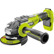 Ryobi ONE+ Akku-Winkelschleifer R18AG7- 0, 18Volt(grün/schwarz, ohne Akku und Ladegerät)